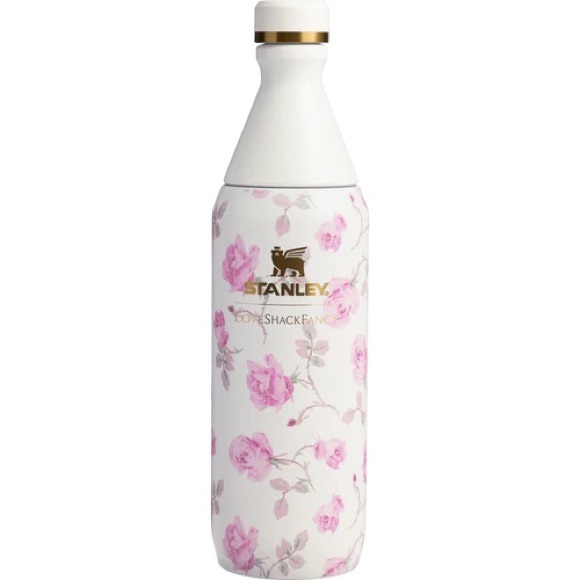 STANLEY X LOVESHACKFANCY ALL DAY SLIM BOTTLE 20 OZ | Ribbon Rosa - Picture 5 of 5